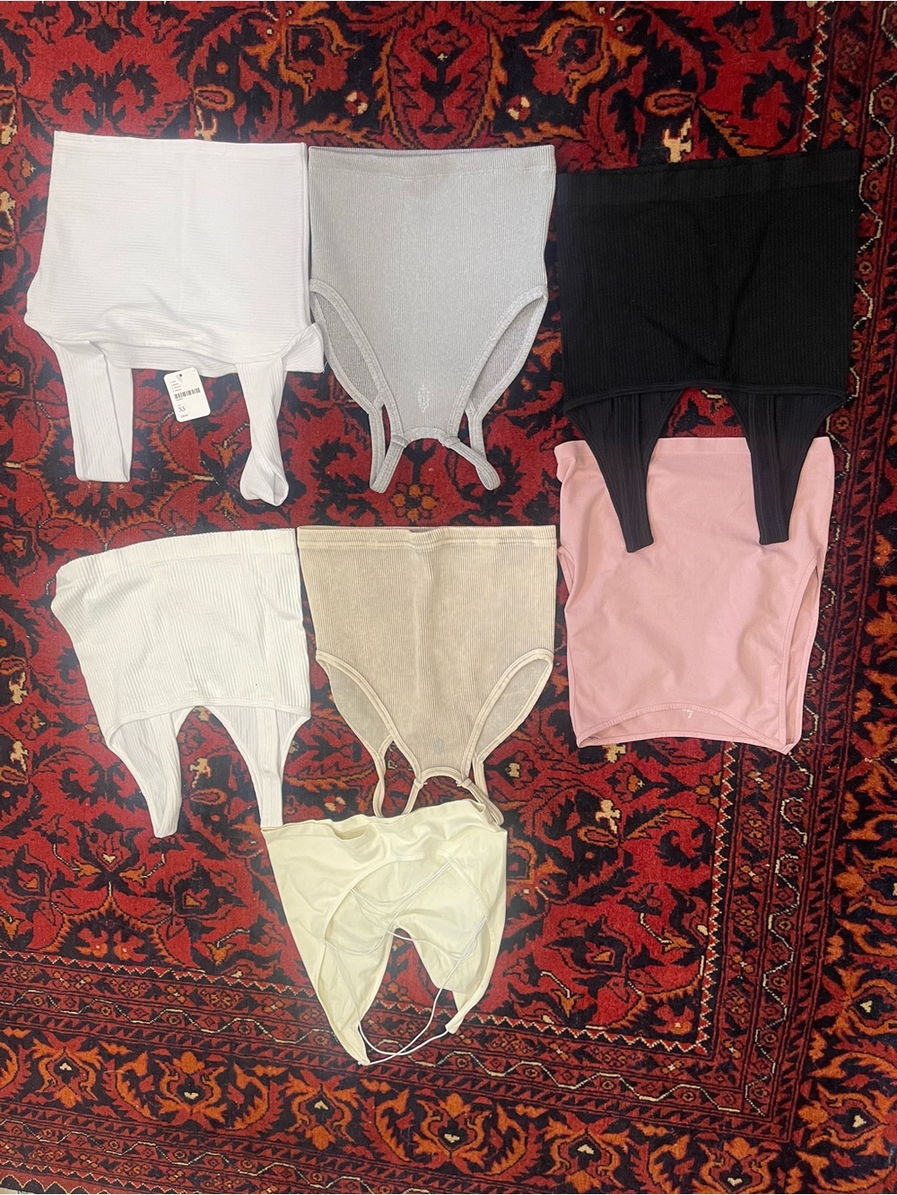 Assorted Ribbed & Smooth Tank Tops - Neutral Mix - Picture 2 of 2